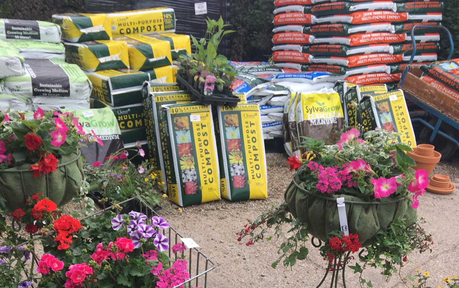 Compost and sundreis at Windmill View Plant Centre, retford Notts