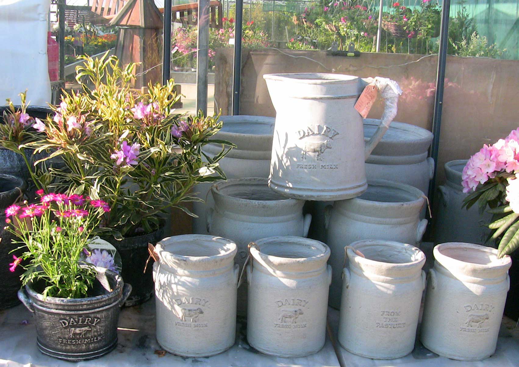 Plant Pots at Retford Garden Centre
